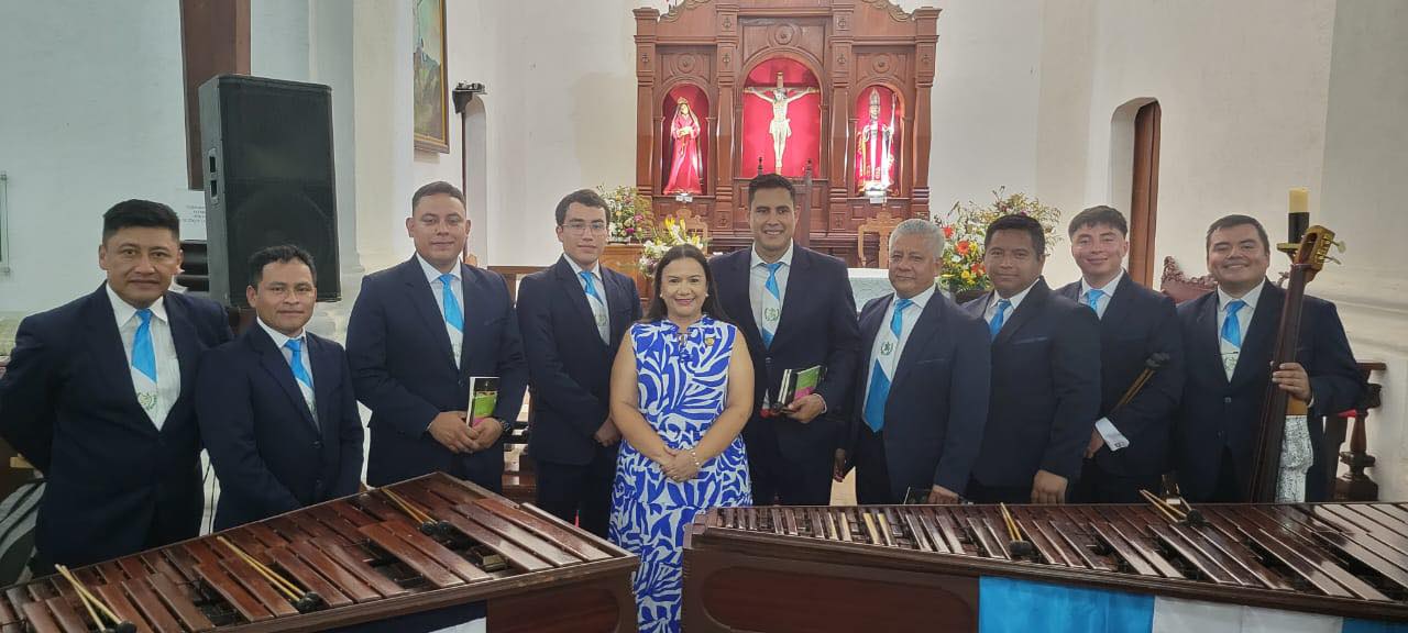Marimba Presidencial de Guatemala brilló en el Templo Colonial de Nicoya