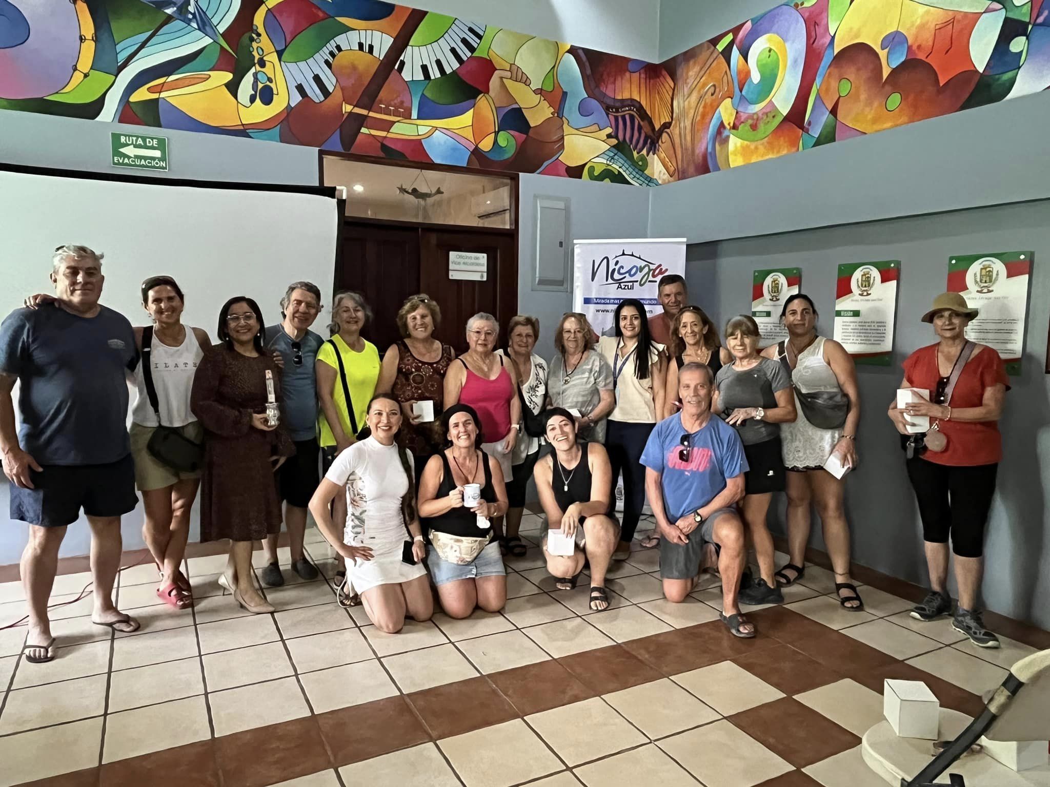 Un grupo de argenitinos visitó Nicoya para conocer más acerca de la Zona Azul