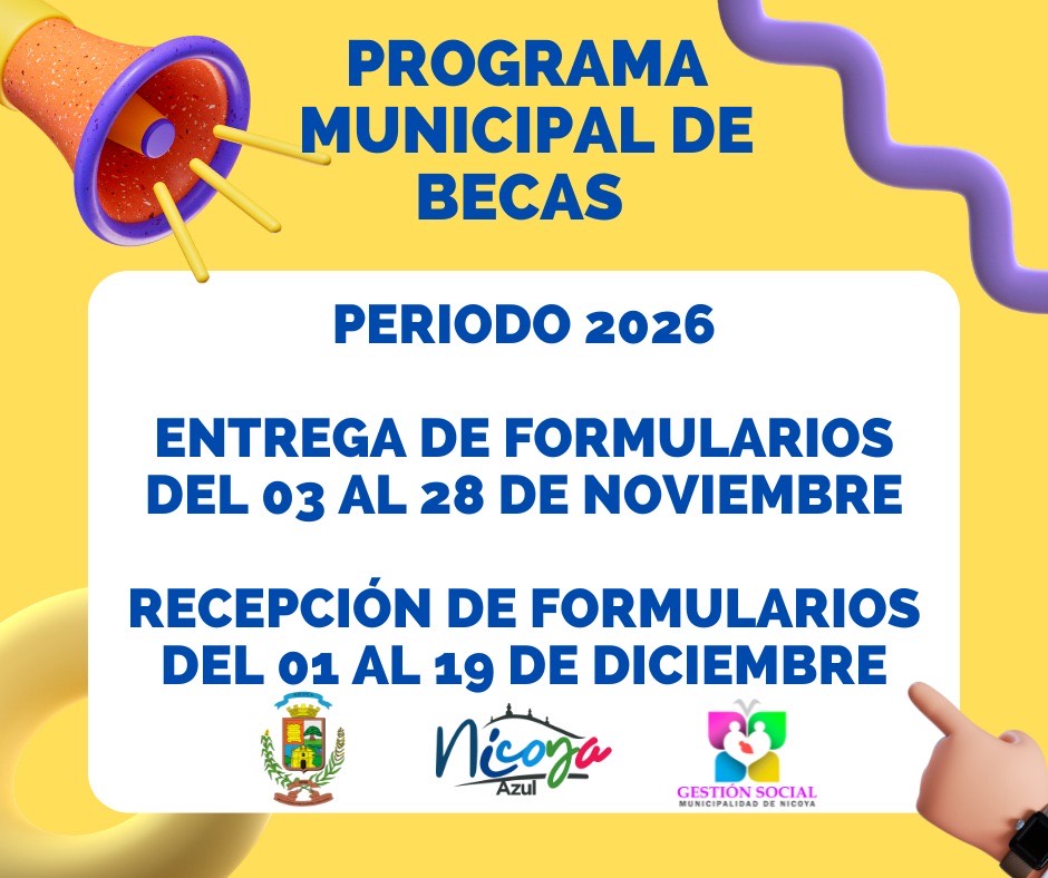 Información para la solicitud de becas municipales 2026