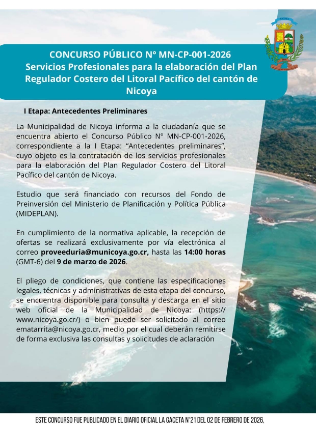 Concurso público MN-CP-001-2026