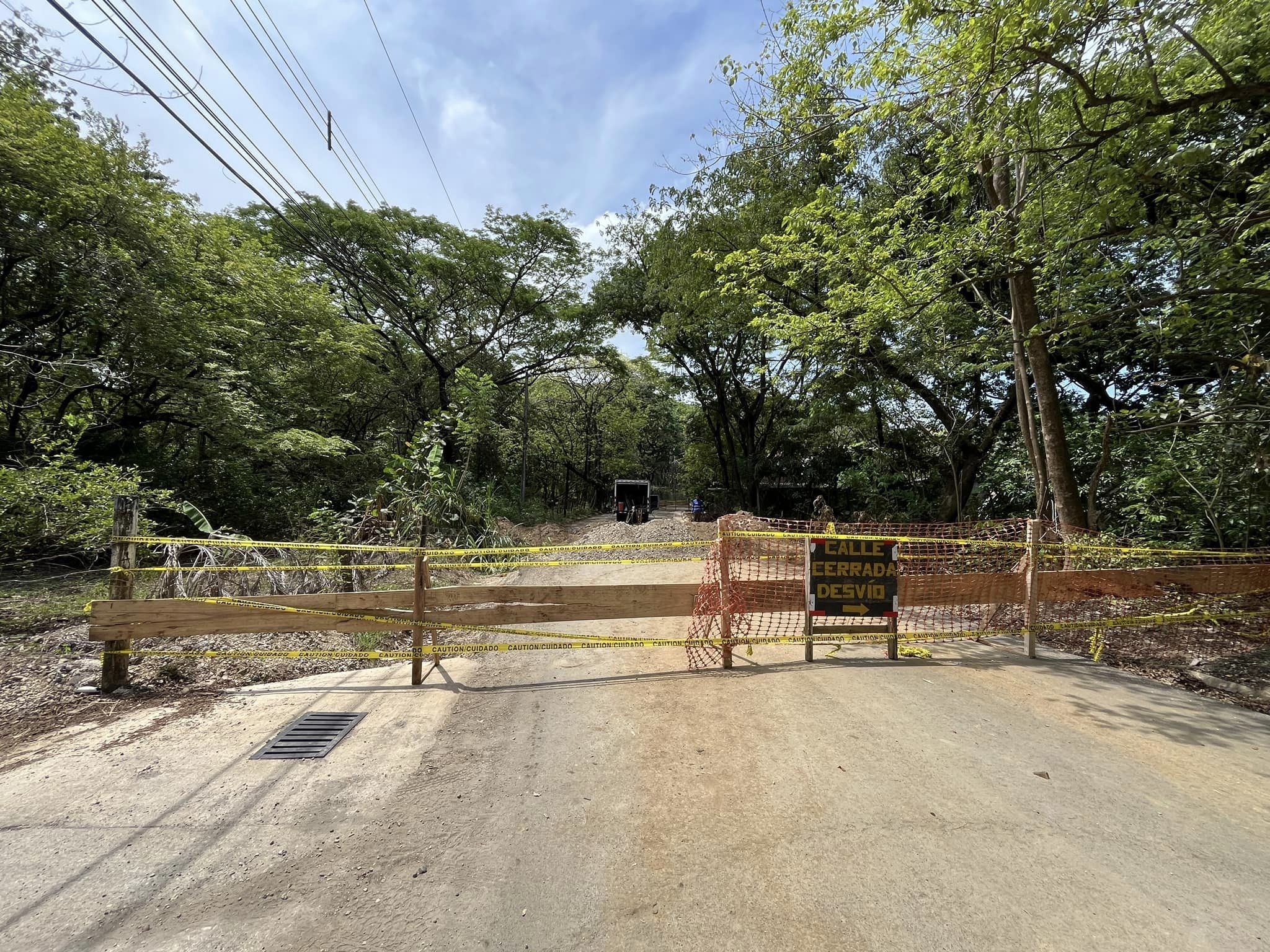 En Nosara inició la construcción de una nueva alcantarilla de cuadro