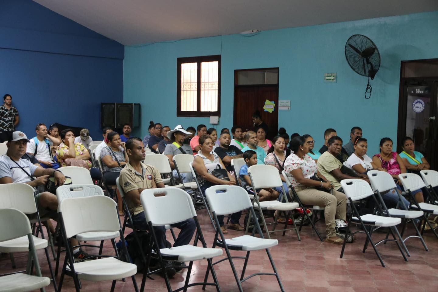 Parte de los beneficiarios de la actividad