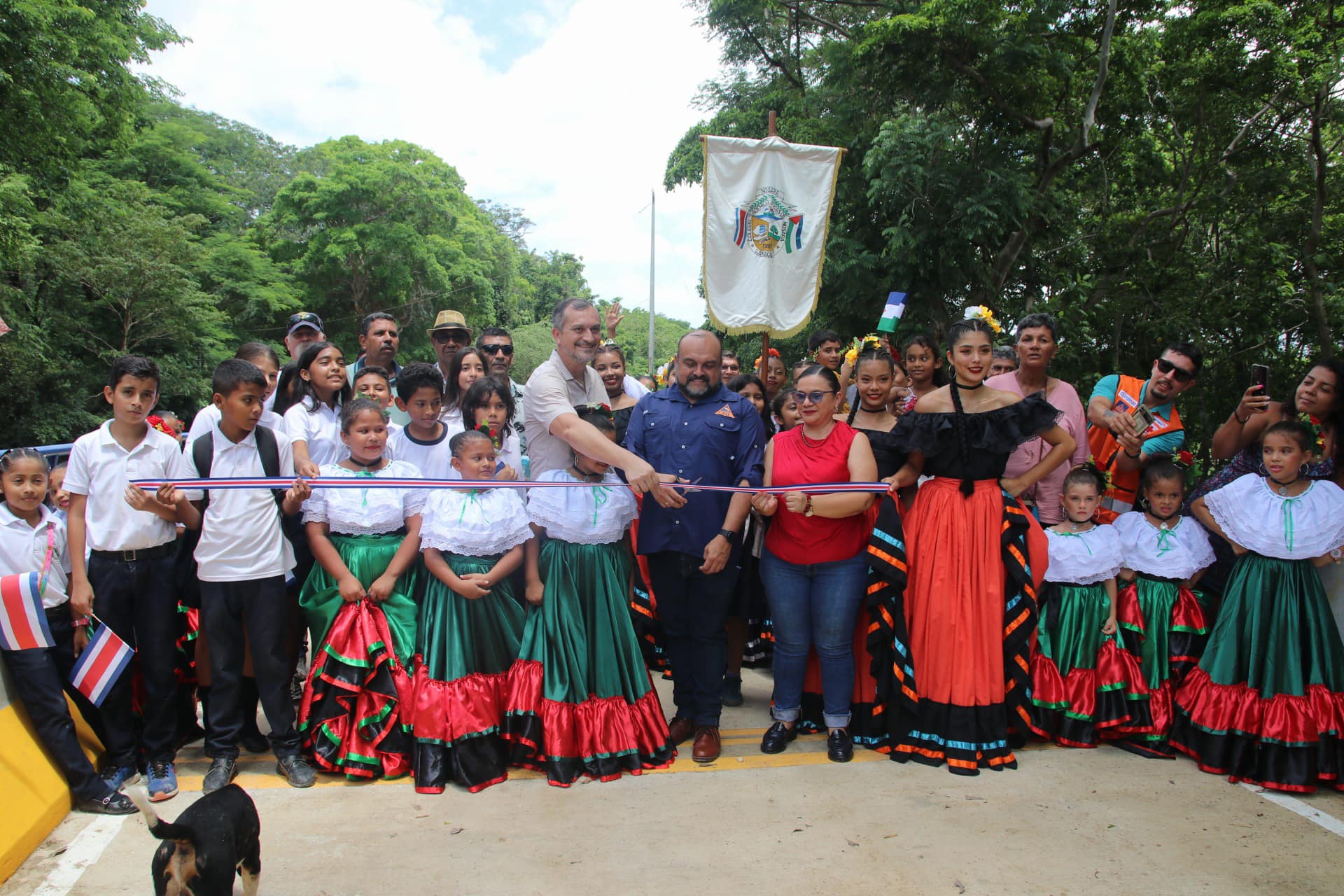 Hoy inauguramos en Nosara el nuevo puente sobre la Quebrada Mala Noche